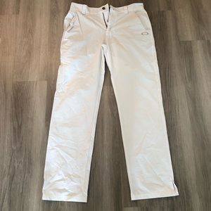 White Oakley Golf pants